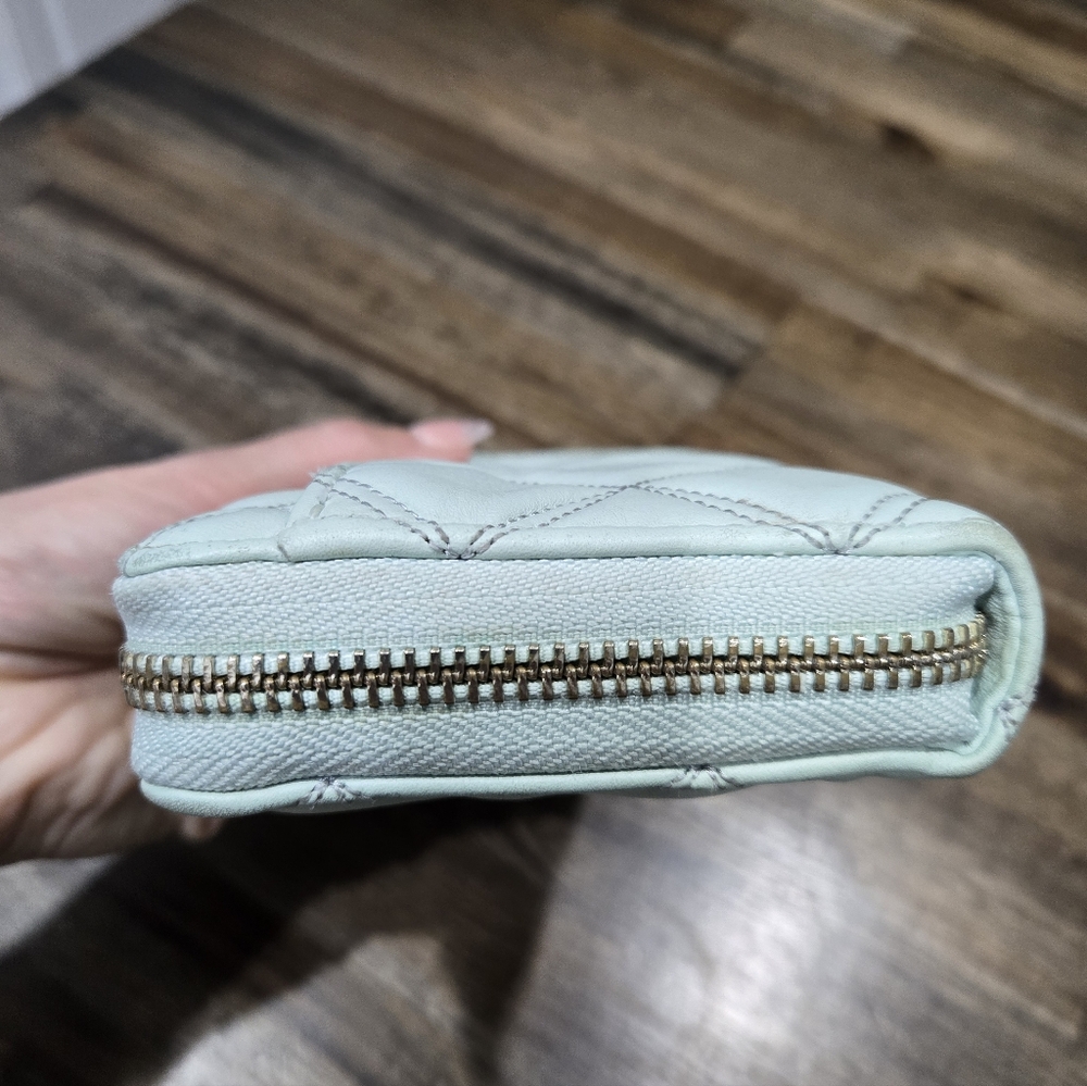 Kate Spade Natalia Crystal Blue Quilted Wallet MSRP - Picture 8 of 16